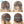 BeQueen Bob Lace Wig T Part 13x1x6 Straight Honey Color Hair 4#mix27#