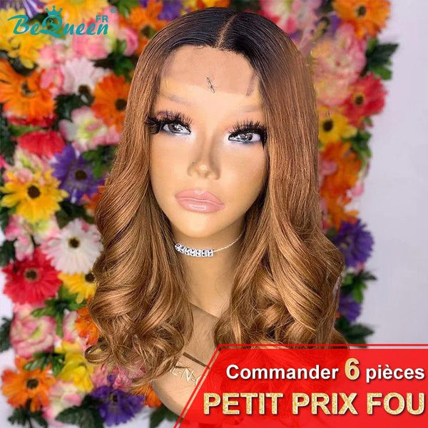 BeQueen Perruque Longue Closure Loose wave Petit Prix FOU