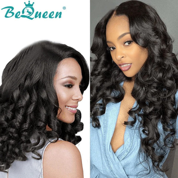 BeQueen Peruca Longa T Parte Ovo Encaracolado