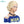 Peluca Beuqeen Pixie T parte onda natural rubia 