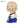 Peluca Beuqeen Pixie T parte onda natural rubia 
