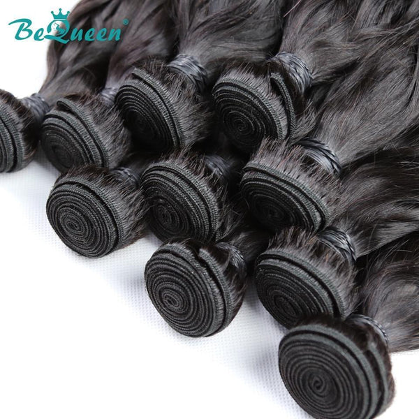 BeQueen Dix pièces de Tissage Water Wave 100% Cheveux humains. Cheveux vierges de type 8A Vente en Gros