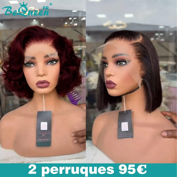 BEQUEEN 2 PERRUQUES COMBO NO.448
