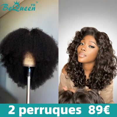 BEQUEEN 2 PERRUQUES COMBO NO.455