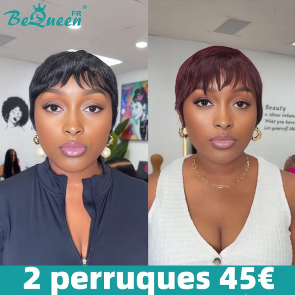 BEQUEEN 2 PERRUQUES COMBO NO.462