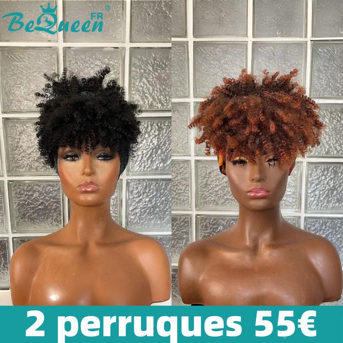 BEQUEEN 2 PERRUQUES COMBO NO.474 – BeQueenWig FR