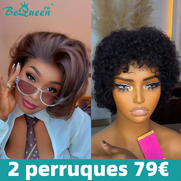 BEQUEEN 2 PERRUQUES COMBO NO.500