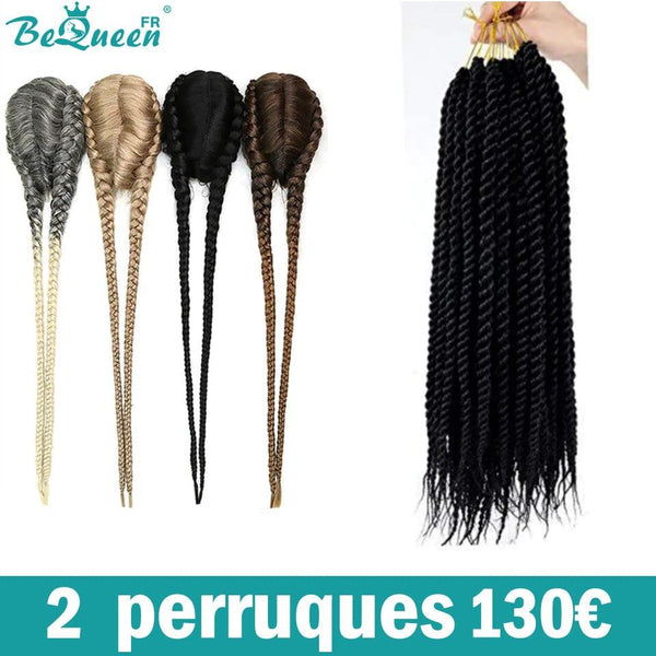 Bequeen 2 Perucas e paixão twists combo N.º 11