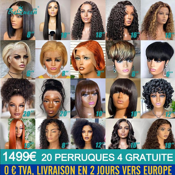 Bequeen 20 COMBO Wigs NO.165 In France