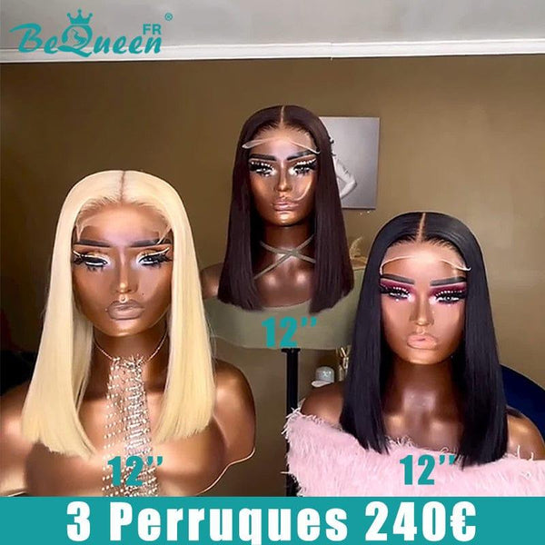 BEQUEEN 3 Perruques Combo No.150