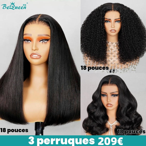 BEQUEEN 3 PERRUQUES COMBO NO.253 à moitié prix