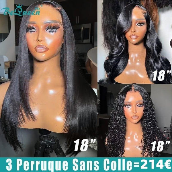 BEQUEEN 3 PERRUQUES COMBO NO.277 à moitié prix