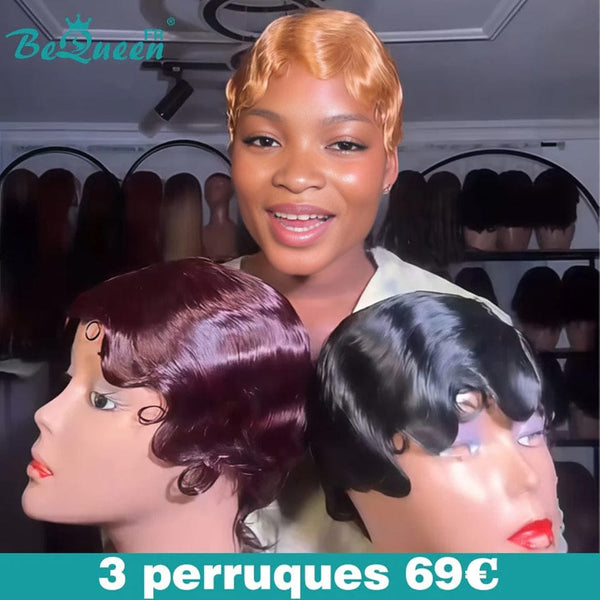 BEQUEEN 3 PERRUQUES COMBO NO.366