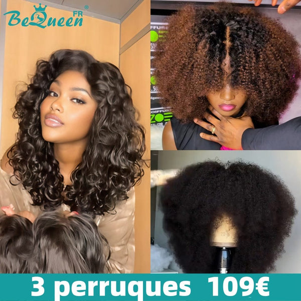 BEQUEEN 3 PERRUQUES COMBO NO.482