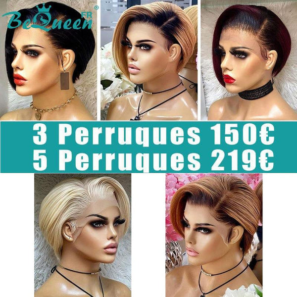 BEQUEEN 3 PERRUQUES COMBO NO.77