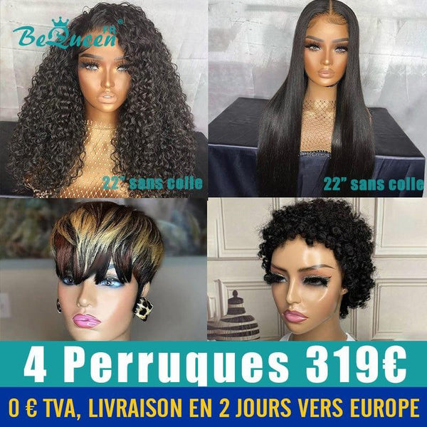 Bequeen 4 Perruques COMBO NO.196 En France