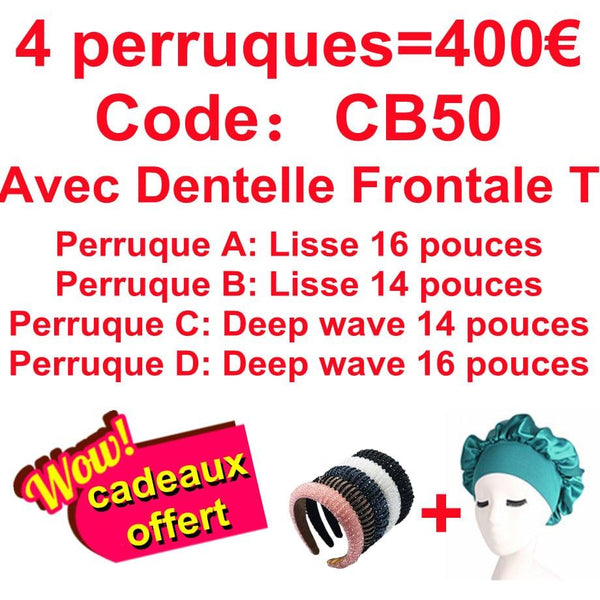 BEQUEEN 4 PERRUQUES COMBO NO.33