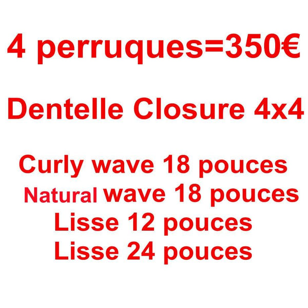 BEQUEEN 4 PERRUQUES COMBO NO.431