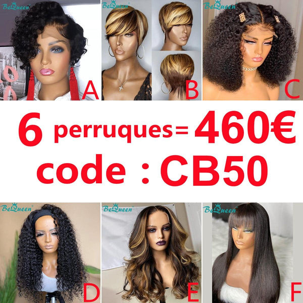 BEQUEEN 6 PERRUQUES COMBO NO.21