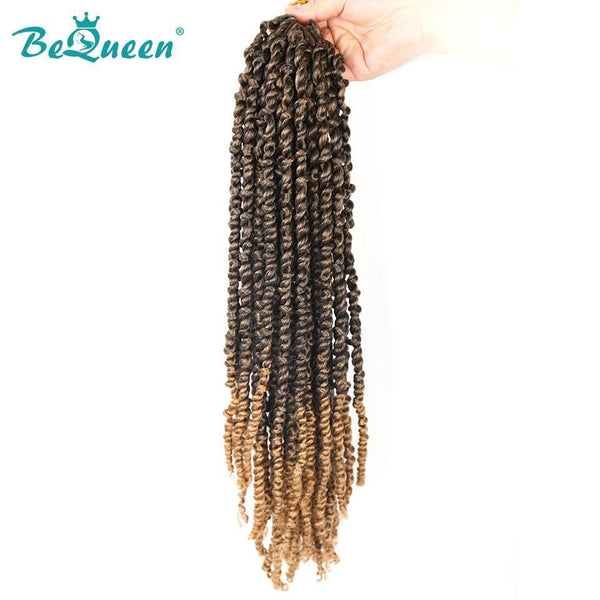 Bequeen 3/6 Paquets de Passion Twists de Couleur Miel 100% Fibre synthétique Modèle à Crochet