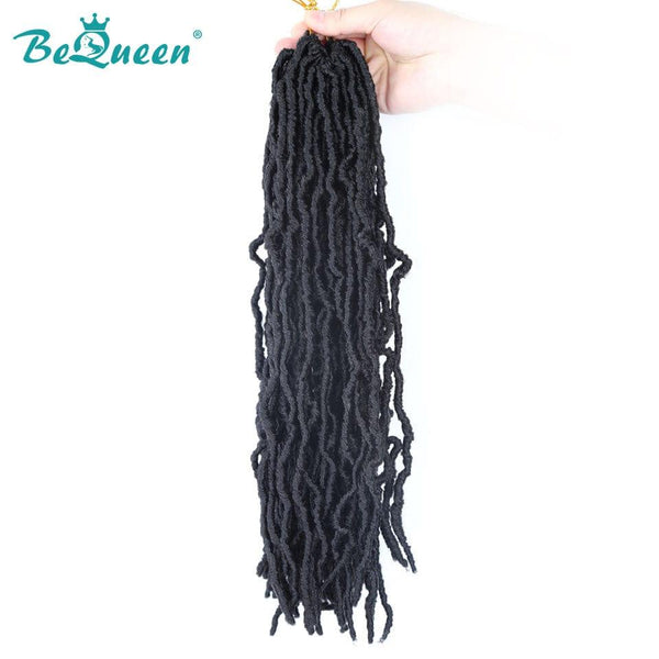 Bequeen Goddess Faux Locs in Color Packs 100% Synthetic Fiber Goddess Pattern 