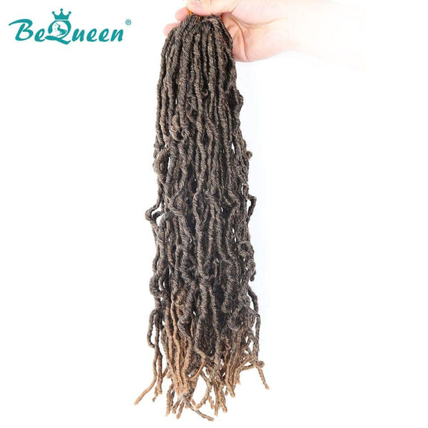 Bequeen Goddess Faux Locs in Color Packs 100% Synthetic Fiber Goddess Pattern 