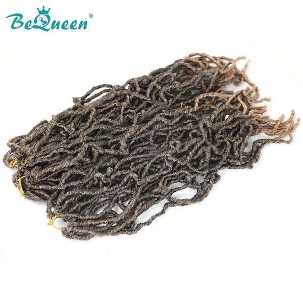 Bequeen Goddess Faux Locs in Color Packs 100% Synthetic Fiber Goddess Pattern 