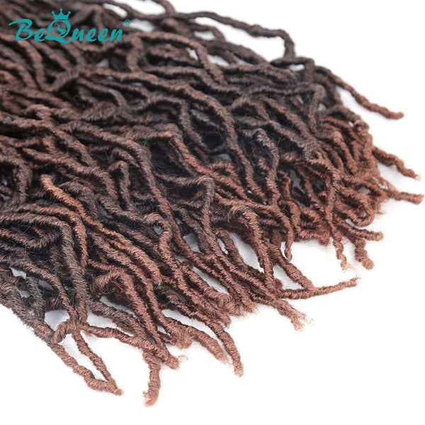 Bequeen Goddess Faux Locs in Color Packs 100% Synthetic Fiber Goddess Pattern 