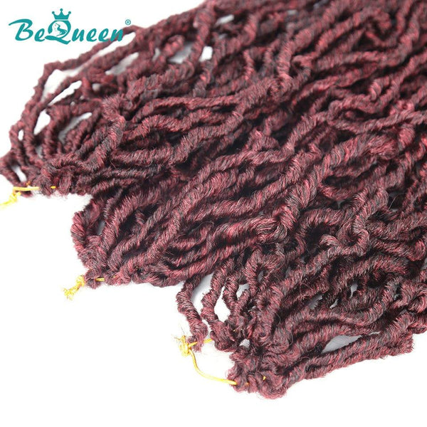 Bequeen Goddess Faux Locs in Color Packs 100% Synthetic Fiber Goddess Pattern 