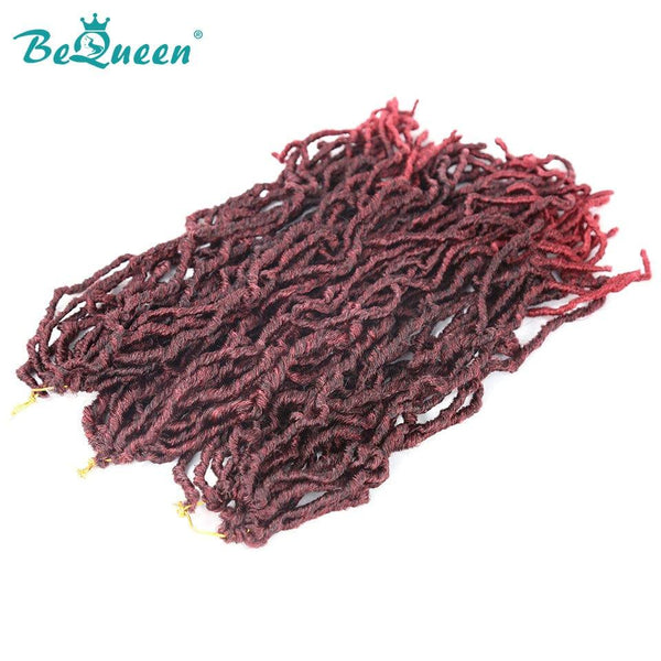 Bequeen Goddess Faux Locs in Color Packs 100% Synthetic Fiber Goddess Pattern 