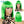 BeQueen Perruque Bob Colorés Coupe Chinoise Lisse avec Frange 100% fibre synthétique à la machine
