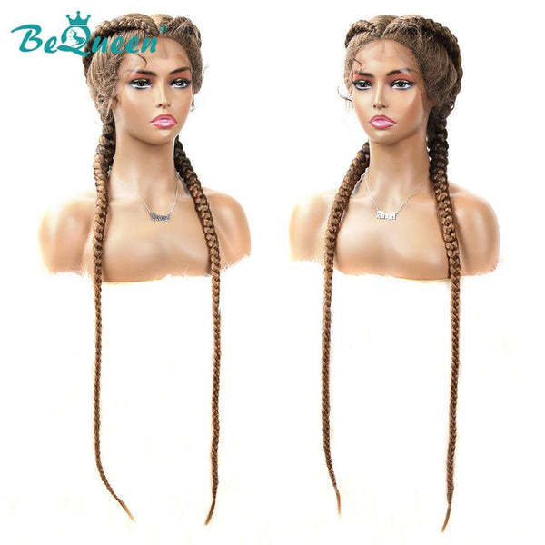 BeQueen Wig in 2 Strands 100% Synthetic Fiber Natural Scalp CRAZY Low Price