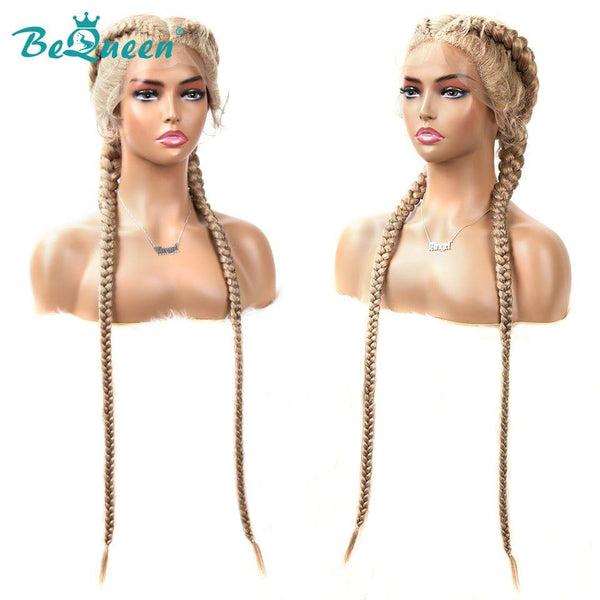 BeQueen Wig in 2 Strands 100% Synthetic Fiber Natural Scalp CRAZY Low Price