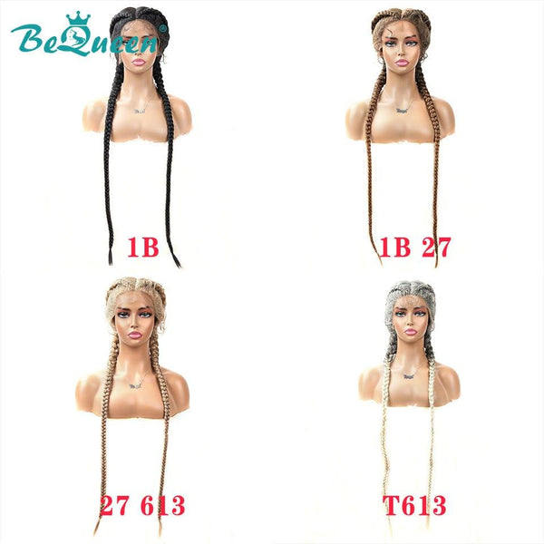BeQueen Wig in 2 Strands 100% Synthetic Fiber Natural Scalp CRAZY Low Price