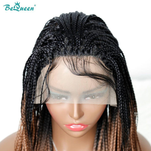 BeQueen Perruque en Nattes Pleine 100% fibre synthétique Cheveux Longs 26pouces Cuir chevelu naturel