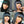 BeQueen Perruque Bob Colorés Coupe Chinoise Lisse avec Frange 100% fibre synthétique à la machine