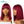 BeQueen Perruque Bob Colorés Coupe Chinoise Lisse avec Frange 100% fibre synthétique à la machine