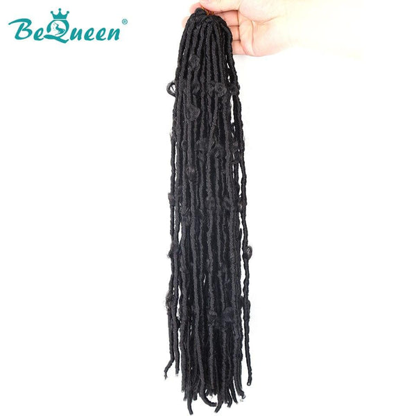 Bequeen Butterfly Faux Locs 3/6 Color Packs 100% Synthetic Fiber Butterfly Pattern 