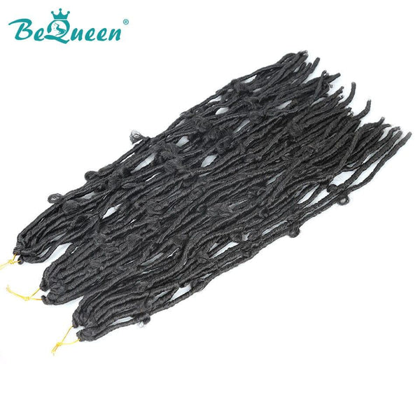 Bequeen Butterfly Faux Locs 3/6 Color Packs 100% Synthetic Fiber Butterfly Pattern 