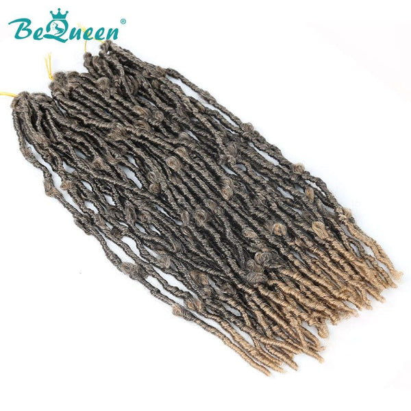 Bequeen Butterfly Faux Locs 3/6 Color Packs 100% Synthetic Fiber Butterfly Pattern 