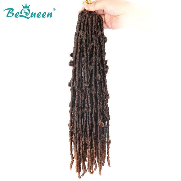 Bequeen Butterfly Faux Locs 3/6 Color Packs 100% Synthetic Fiber Butterfly Pattern 