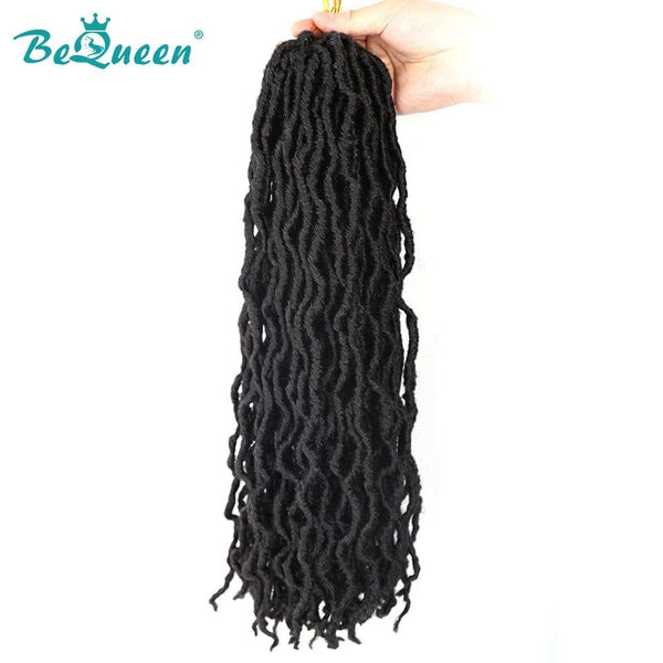Bequeen Crochet Faux Locs par paquets de Couleur 100% Fibre synthétique Modèle Crochet