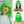 BeQueen Perruque Bob Colorés Coupe Chinoise Lisse avec Frange 100% fibre synthétique à la machine