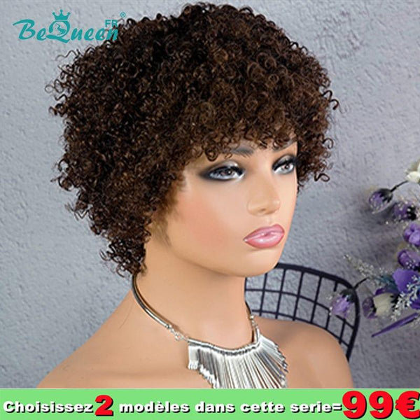 BeQueen 99€=2 perruques Perruque Audrey Brun