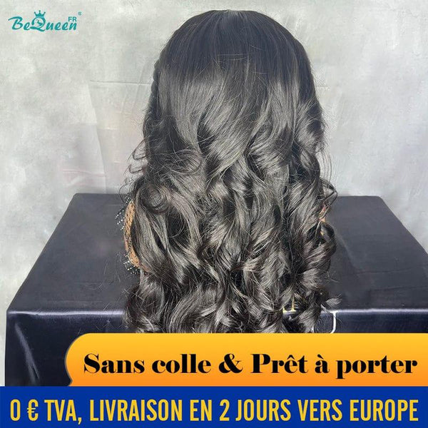 BeQueen “Dania" Long Custom Wig Body wave Ready to wear Glueless 4X4 Raw Hair 200% Density in France