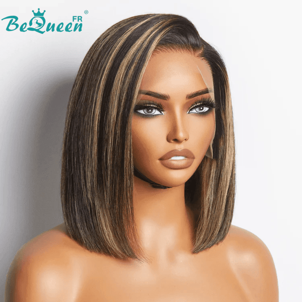 BeQueen ¡°Melissa" Customized Straight Bob Wig with 13x4 Lace Front