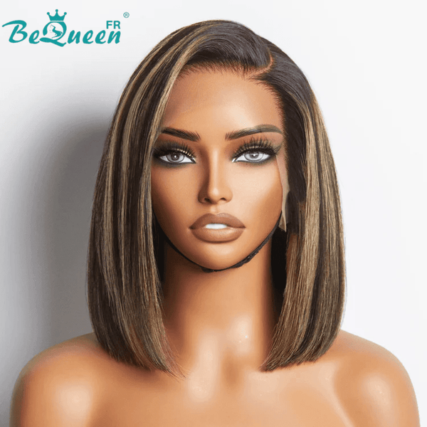 BeQueen ¡°Melissa" Customized Straight Bob Wig with 13x4 Lace Front