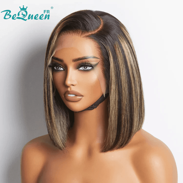 BeQueen ¡°Melissa" Customized Straight Bob Wig with 13x4 Lace Front