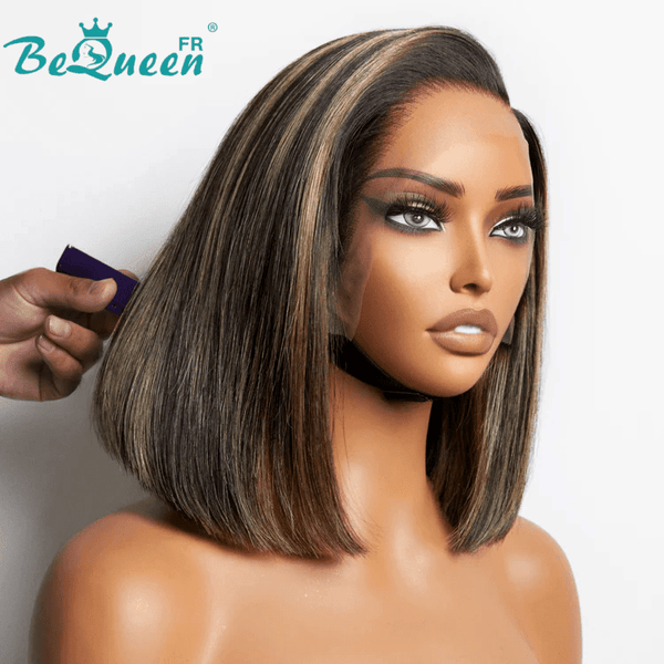 BeQueen ¡°Melissa" Customized Straight Bob Wig with 13x4 Lace Front