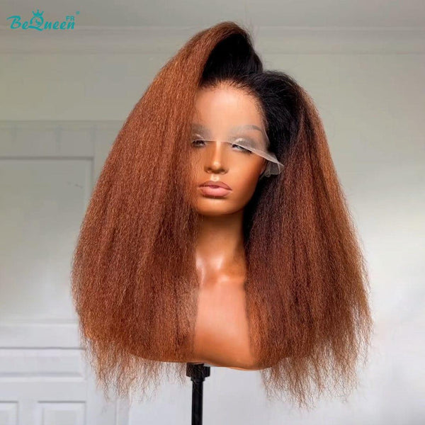 BeQueen "Haimi" Perruque Longue Kinky Straight avec Lace 360